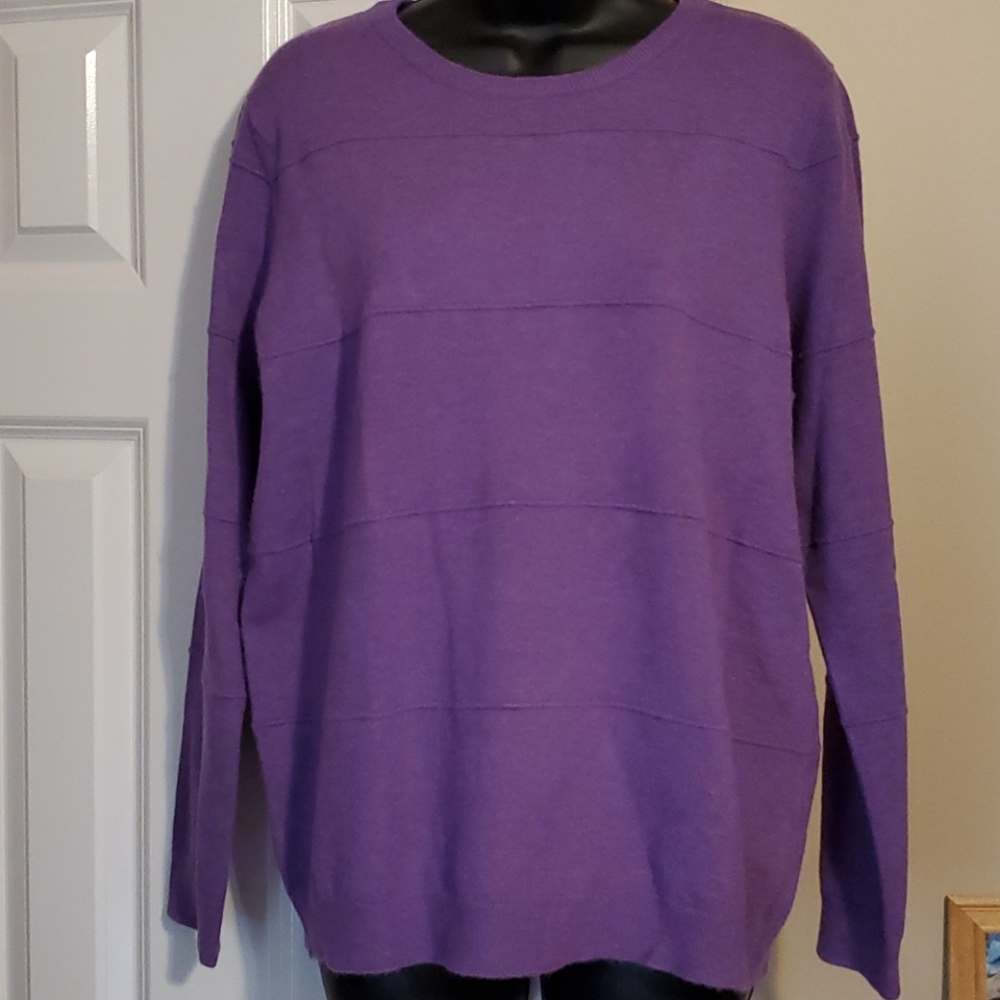 Stitches and Stripes Sweater Size Large